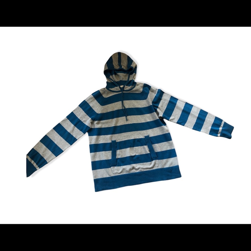 Striped pullover sweater, Sz L